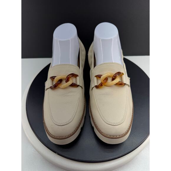 Vionic Charm Cynthia Womens Size 8 Wide Loafers Cream Slip On Comfort Shoes - Picture 5 of 13